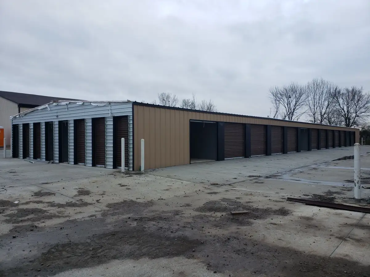 Completed steel building project in Rogers, Arkansas