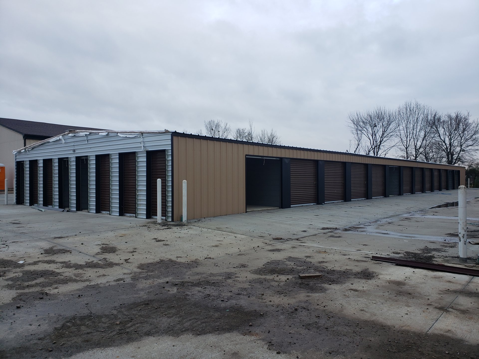 Completed steel building project in Fort Smith, Arkansas